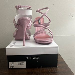 Nine West sparkly strappy sandals